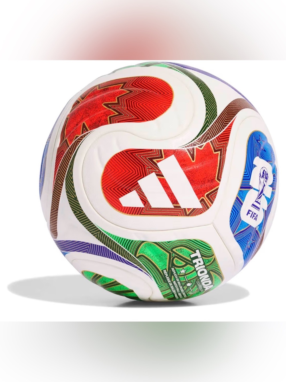adidas FIFA World Cup 26™ Trionda Competition Football– White, Red, Green, Blue - Picture 2 of 5